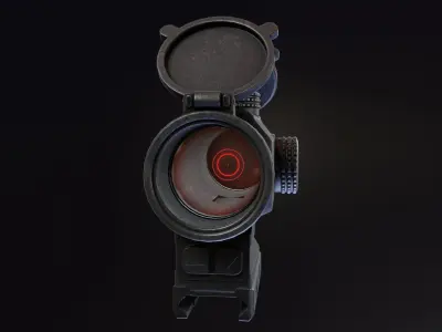 Vortex Spitfire AR Prism Low-poly 3D model