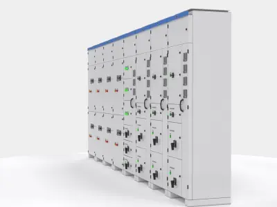 Complete Panels electricity cupboard 3D model