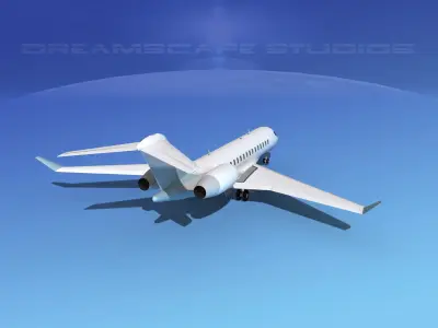 Global Express 8000 V12 3D model