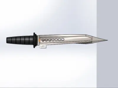 Knife for character 3D model