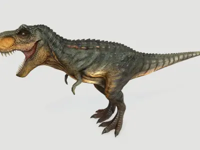 Tyrannosaurus Low-poly 3D model