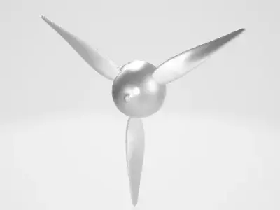 Plane prop Free 3D model