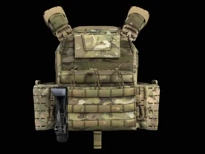 Strandhogg v3 SAPI Cut Plate Carrier V3 Low-poly 3D model