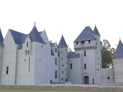 Chateau du Rivau 3D model