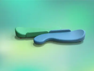 Modular couch or sofa Free 3D model