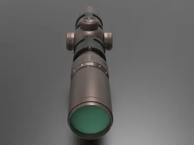 Vortex Razor HD Gen III LPVO Low-poly 3D model