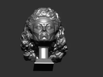 Michael Jackson Robot Bust  Moonwalker  STL File  3d print 3D print model