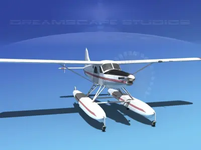 DeHavilland DHC-2 Turbo Beaver V03 3D model