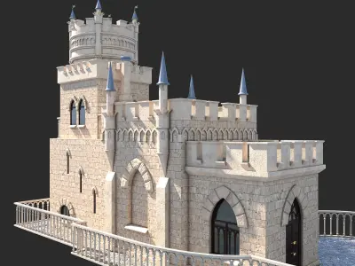 Castle swallow 3D model