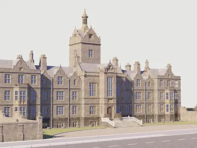 Victorian manor 3D model