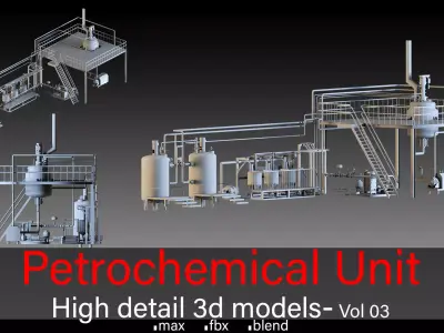 Petrochemical Unit- Vol 03 3D model