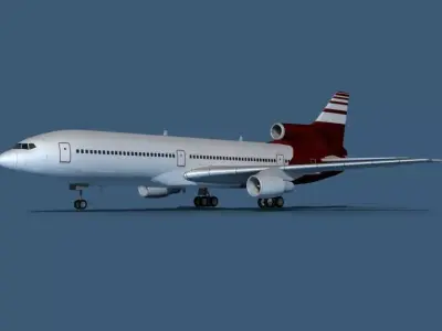 Lockheed L-1011-50 Corporate 4 3D model