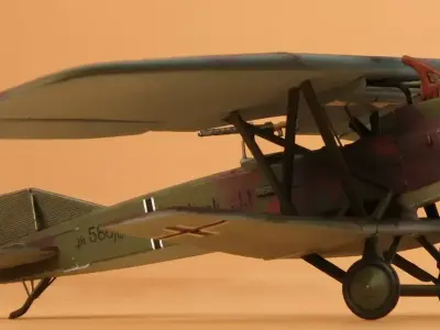 Junkers J1 Blechesel ww1 3D print model