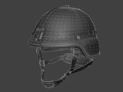 PASGT Helmet Low-poly 3D model