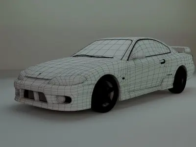 Nissan Silvia S15 Spec-R AERO Free 3D model