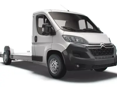 Citroen Jumper 3540 L4 platform cab 2021 3D model