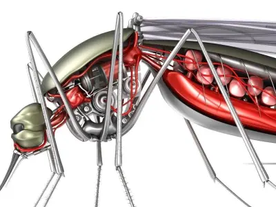 Mosquito robot bloodsucker 3D model