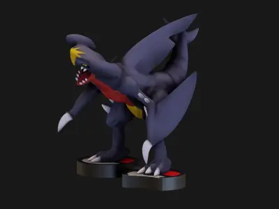 POKEMON GARCHOMP - 1TO10 STL FILE 3D PRINT MODEL 3D print model