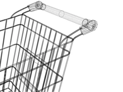 Shopping Cart Free 3D model