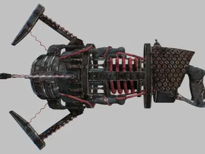 Gravity Manipulation Weapon 3D model