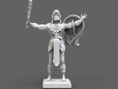 Jaguar Warrior 3D print model
