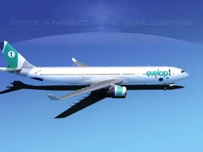 Airbus A330-300 Evelop 3D model