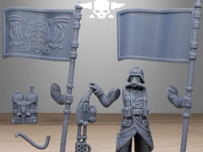 GrimGuard Flamers 3D print model