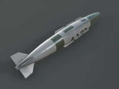 Joint Direct Attack Munition-JDAM Low-poly 3D model