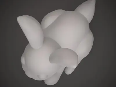Rabbit 3D Printable Free 3D print model