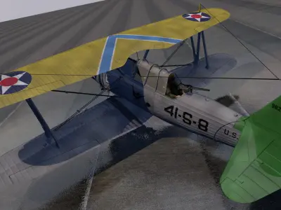 Vought SBU-1 Corsair 3D model