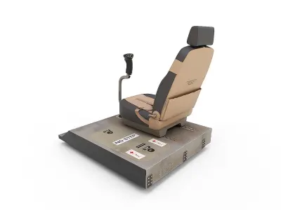 Pilot Seat 3D model