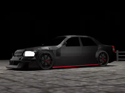 Mercedes C-Class DTM 1994 Free 3D model