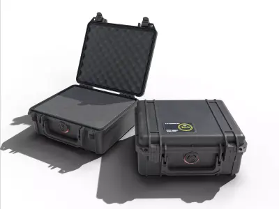 Pistol Case Peli 1150 Low-poly 3D model