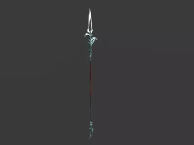 Spear 06 Low-poly 3D model