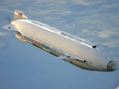 Atoms for peace dirigible 3D model