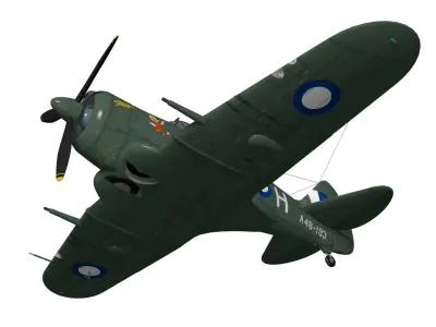 CAC CA-13 Boomerang 3D model