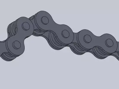 Bicycle Chain 3D model