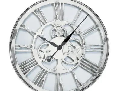 Wanduhr Gear 3D model