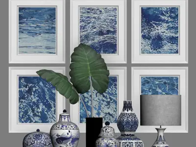 Williams-Sonoma Home Decor set 3D model