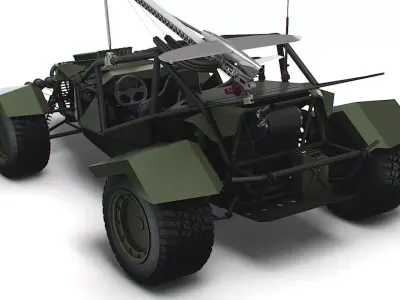 Generic Military Buggy UAV 2023 3D model
