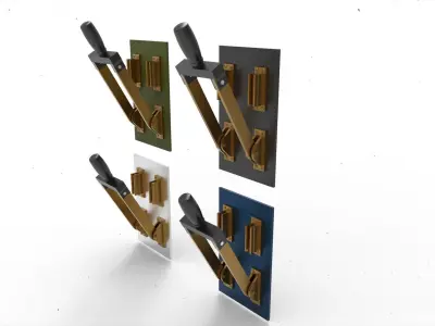 electrical knife switch 3D model