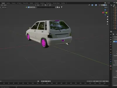 saipa 111 edited free Free 3D model