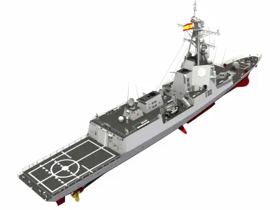 SPS CRISTOBAL COLON - ALVARO DE BAZAN 3D model