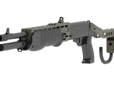  Franchi SPAS-12 3D model