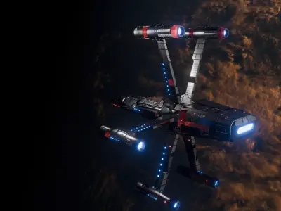 Spaceship Spacecraft 3D model