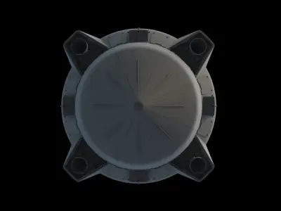 Sci Fi Landing module - Escape Pod 3D model