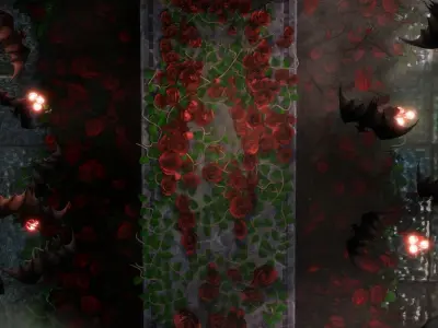 Moonlight Vampire Altar 3D model