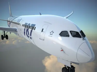 Boeing 787 Dreamliner ANA airlines 3D model