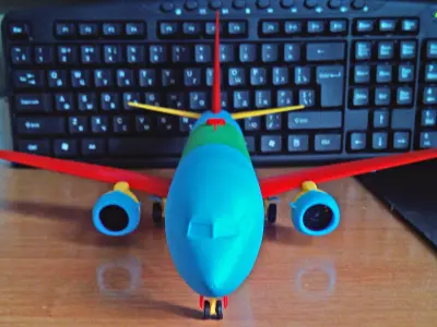 121213 Model kit Boeing 737-800 Sharklet Down 3D print model