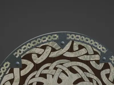 Viking Shield - Asgard 3D model